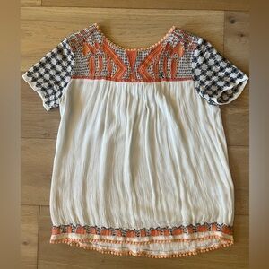 Chelsea and Violet embroidered top XS